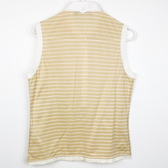 ✨Dolce & Gabbana Sleeveless Stripe Polo Shirt 46 - Picture 2 of 6